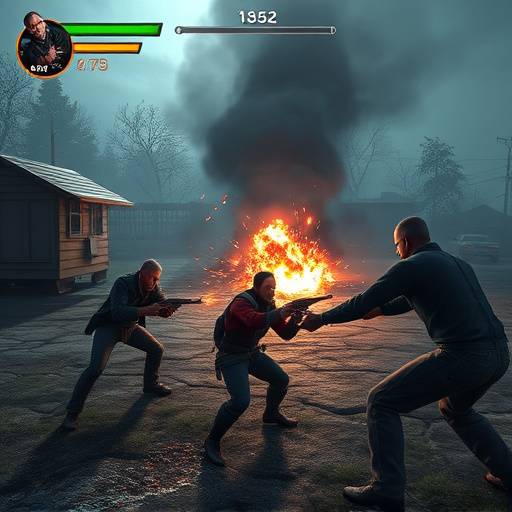 Screenshot of a game with adaptive difficulty